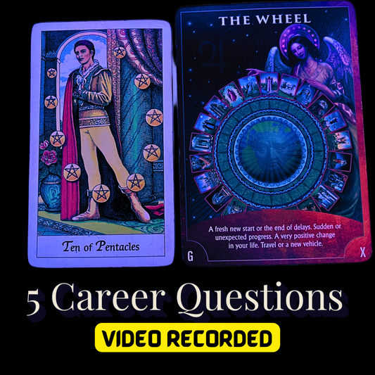 <transcy>Leitura de 5 perguntas na carreira ou geral</transcy>